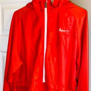 Orangish red nike golf windbreaker/jacket